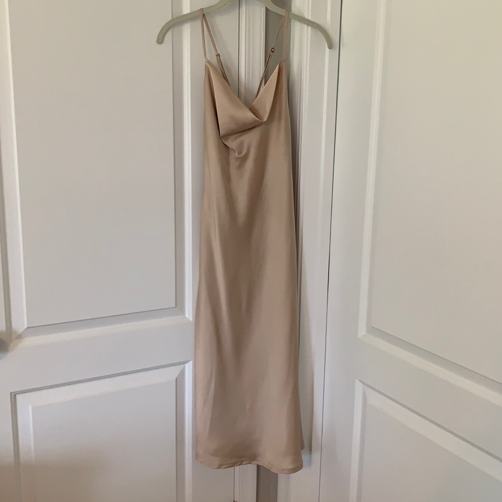 Verona cowl dress